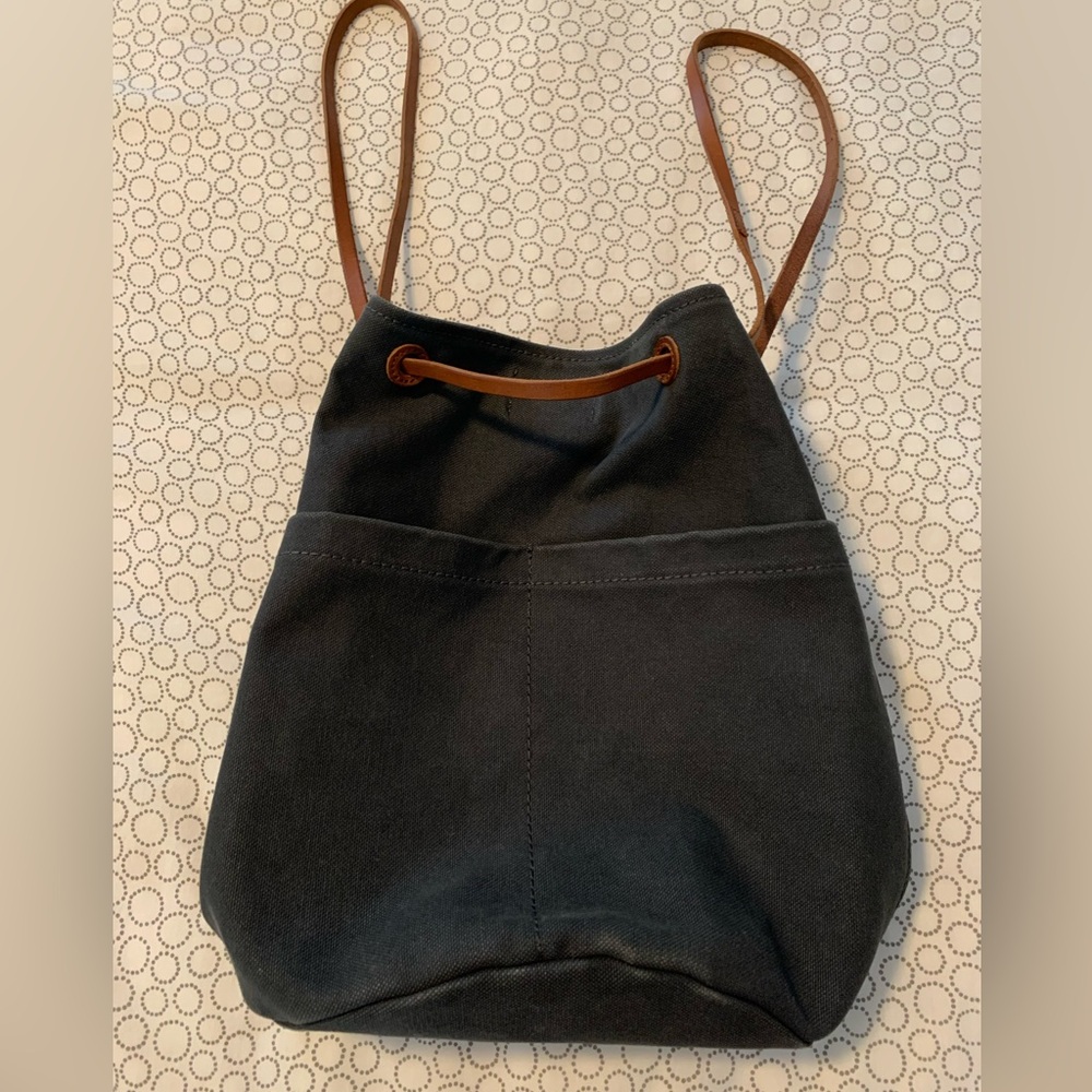 Madewell Canvas Drawstring Backpack